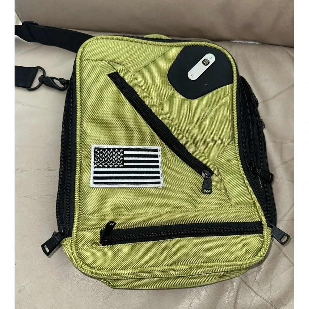 Ful Lime Green  Messenger Bags American‎ Flag CrossBody